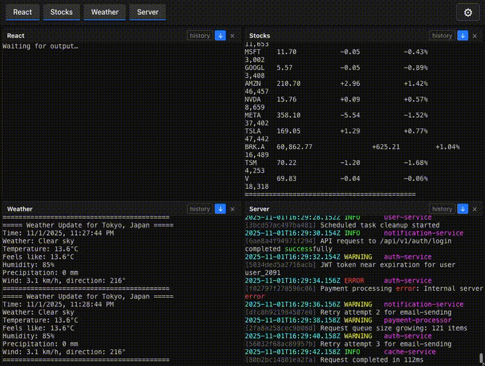 LucidLines Web Interface Drag and Drop